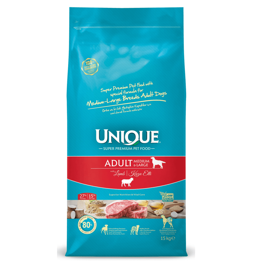 ADULT DOG MEDIUM&LARGE BREED  LAMB AND RICE 15KG